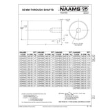 NAAMS Through Shaft ADP577C 50mm