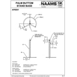 NAAMS Palm Button Stand Base APB001