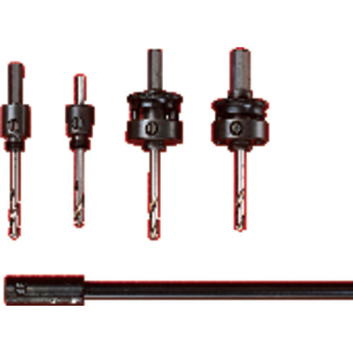 Starrett FZ7055141 Arbor with HSS Drill - Fits Hole Saw 9/16 to 1