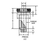 JERGENS FIXTURE JACK, 3/8-16, SERRATED NOSE - 25101