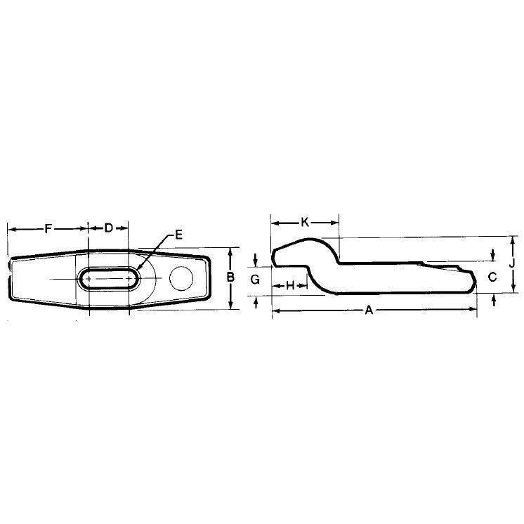 TE-CO 33942 FORGED GOOSENECK CLAMP