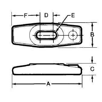 TE-CO 33904 FORGED PLAIN CLAMP