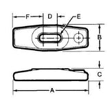 TE-CO 33904 FORGED PLAIN CLAMP