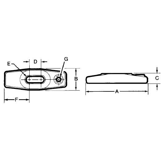TE-CO 33913 FORGED TAPPED PLAIN CLAMP