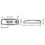 TE-CO 33912 FORGED TAPPED PLAIN CLAMP