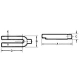 TE-CO 33924 FORGED U CLAMP