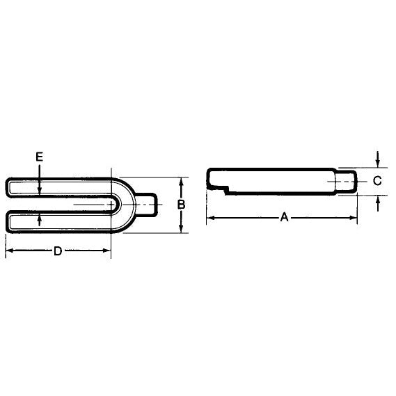 TE-CO 33922 FORGED U CLAMP