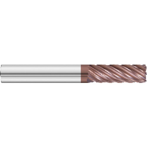 Fullerton Tool FT8536288 12mm × 12mm × 36mm × 100mm 7 Flute 0.50mm Radius Carbide End Mill-FC20