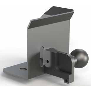 DESTACO GTS-100-85-100RH-A 32mm BALL 100mm SHOVEL (RIGHT HAND)