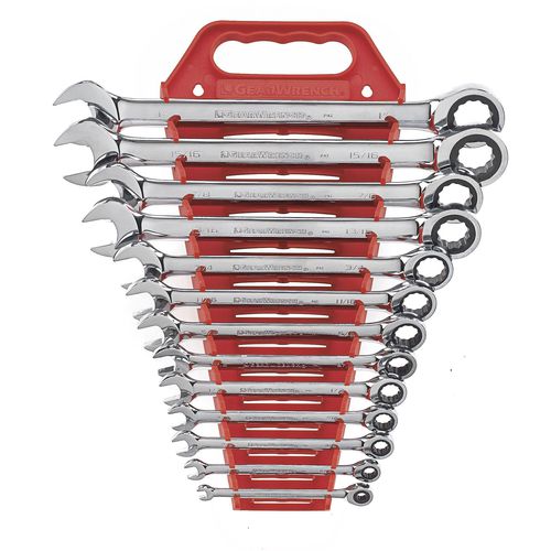 Gearwrench KP659312 13 Pieces Combination Ratcheting Wrench Set SAE