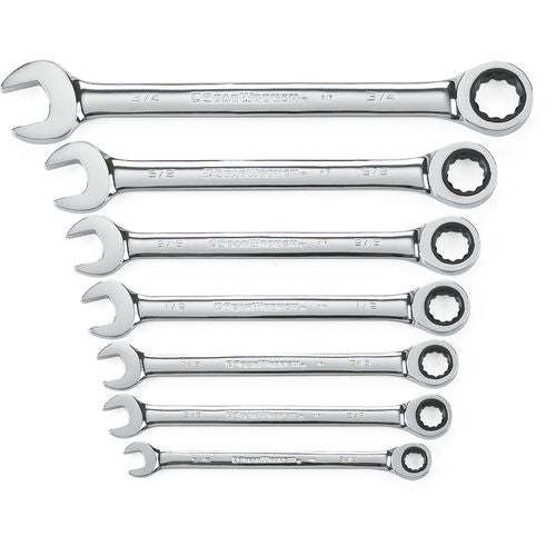 Gearwrench KP659317 7 Pieces Combination Ratcheting Wrench Set SAE