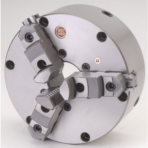 BTC HK151103R 10" Zero Set, 3-Jaw, Scroll Chuck, Top Reversible Jaw, Flatback