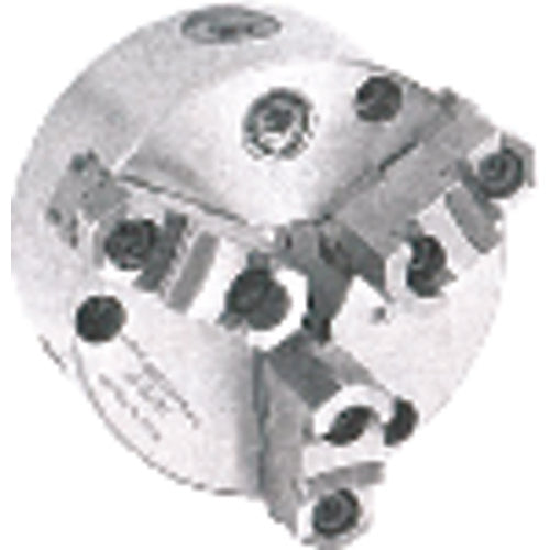Bison HK308120800 Front Mount Semi-Steel Scroll Chuck - 8" Plain Mount