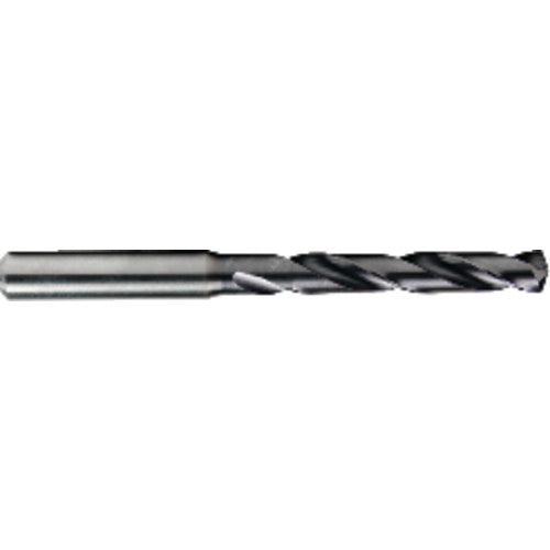 OSG USA, Inc. TP45HP2554374 7/16 Dia. ?12 mm Shank ?71 mm Flute Length ?118 mm OAL, 5xD, 140°, TiAlN, 3 Flute, Coolant Thru, Round Solid Carbide Drill