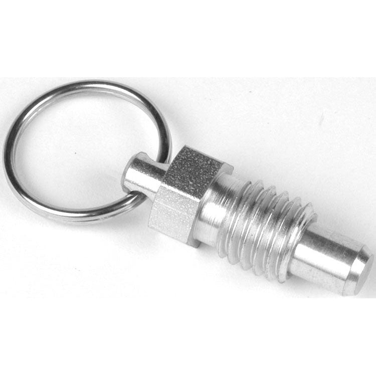 Te-Co 54402 Steel Hand Retractable Pull Ring Spring Plunger 3/8-16