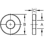 Te-Co 42622 Heavy Duty Hardened Flat Washers 7/16