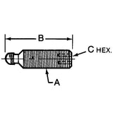 Te-Co 31253 Hex Socket Head Swivel Screw Clamp 1/2-14