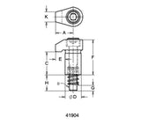 JERGENS HOOK CLAMP, 5/8-11 X 3-1/2 - 41906