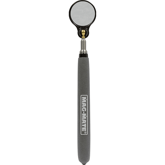 Industrial Magnetics MAG-MATE® Telescoping Round Stainless Inspection Mirror Reaches 35