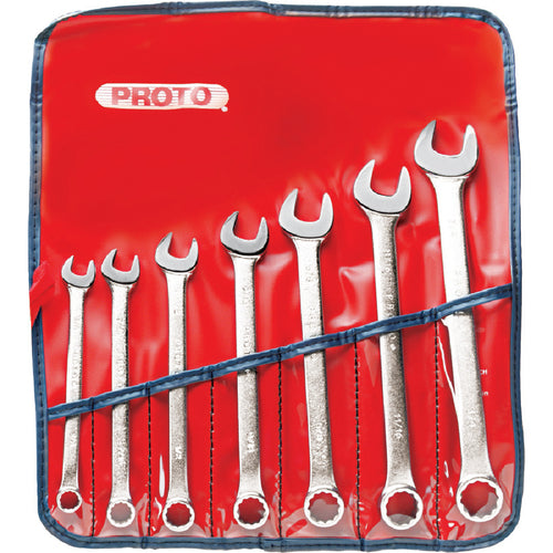 Proto KP4213970 Proto 7 Piece Satin Combination ASD Wrench Set - 12 Point