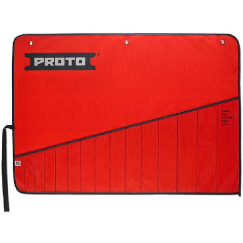 Proto KP4292470 Proto Red Canvas 15-Pocket Tool Roll