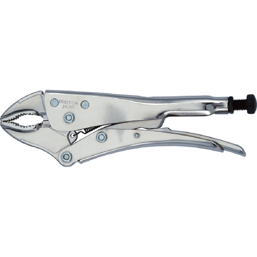 Proto KP4230635 Proto Nickel Chrome Locking Pliers - Curved Jaw 9-1/4