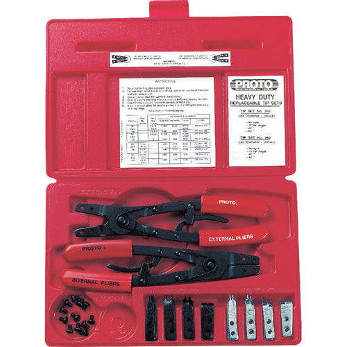 Proto KP4230760 Proto 18 Piece Large Pliers Set with Replaceable Tips
