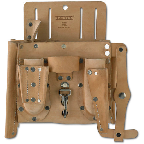 Proto KP4295130 Proto Leather Extra Capacity 14-Pocket Electrician's Pouch