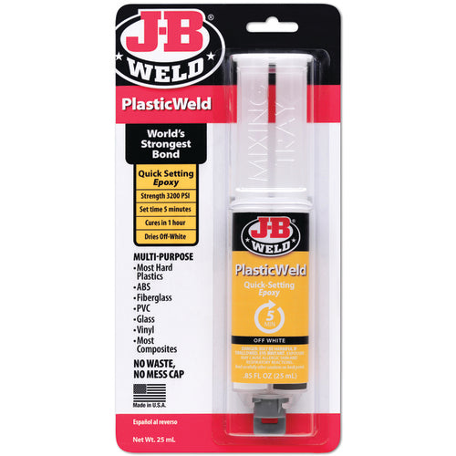 J-B Weld LM5050132 25 ml Syringe Plasticweld