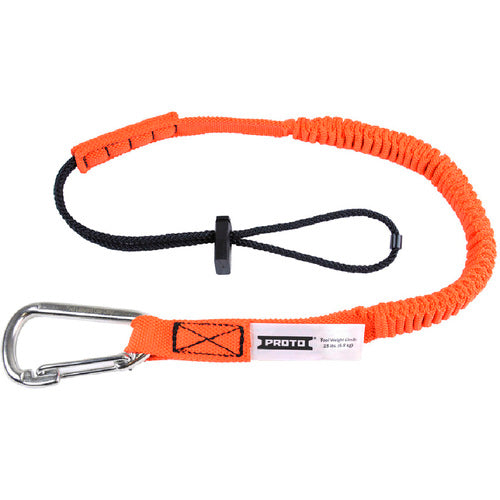 Proto KP4273085 Proto Elastic Lanyard With Stainless Steel Carabiner - 15 lb.