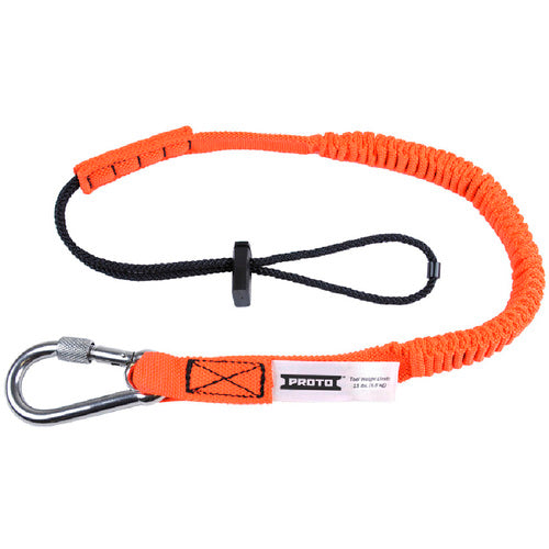 Proto KP4273095 Proto Elastic Lanyard With Screw Gate Carabiner - 15 lb.
