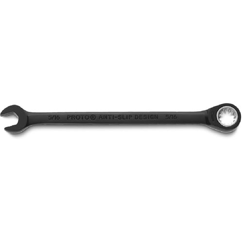 Proto KP4217625 Proto Black Chrome Combination Non-Reversible Ratcheting Wrench 5/16