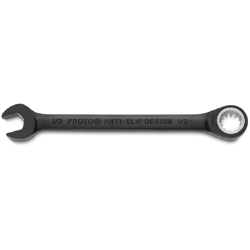 Proto KP4217645 Proto Black Chrome Combination Non-Reversible Ratcheting Wrench 1/2