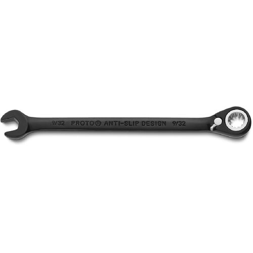 Proto KP4217760 Proto Black Chrome Combination Reversible Ratcheting Wrench 9/32
