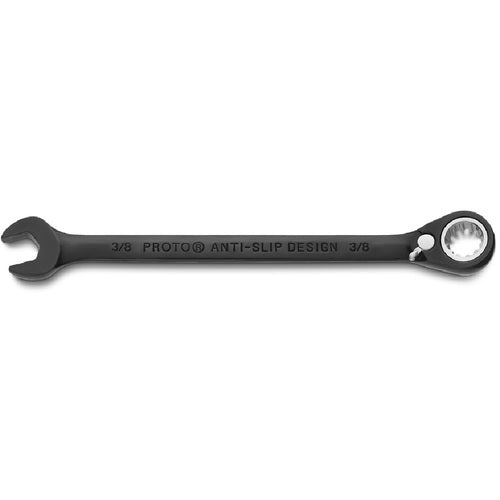 Proto KP4217775 Proto Black Chrome Combination Reversible Ratcheting Wrench 3/8