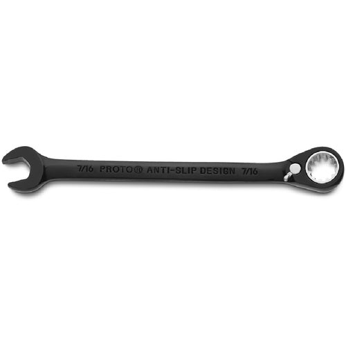 Proto KP4217780 Proto Black Chrome Combination Reversible Ratcheting Wrench 7/16