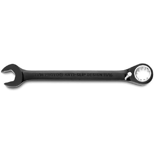 Proto KP4217800 Proto Black Chrome Combination Reversible Ratcheting Wrench 11/16