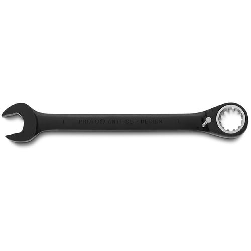 Proto KP4217825 Proto Black Chrome Combination Reversible Ratcheting Wrench 1