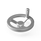 JERGENS HANDWHEEL, 8IN, SPOKED ALUM, W/HANDLE - 22302