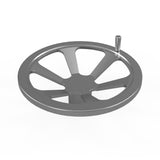 JERGENS HANDWHEEL, 23IN SPOKED ALUM, W/HANDLE - 22307
