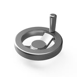 JERGENS HANDWHEEL, 100 MM SPOKED, ALUMINUM W/HANDLE - 22358