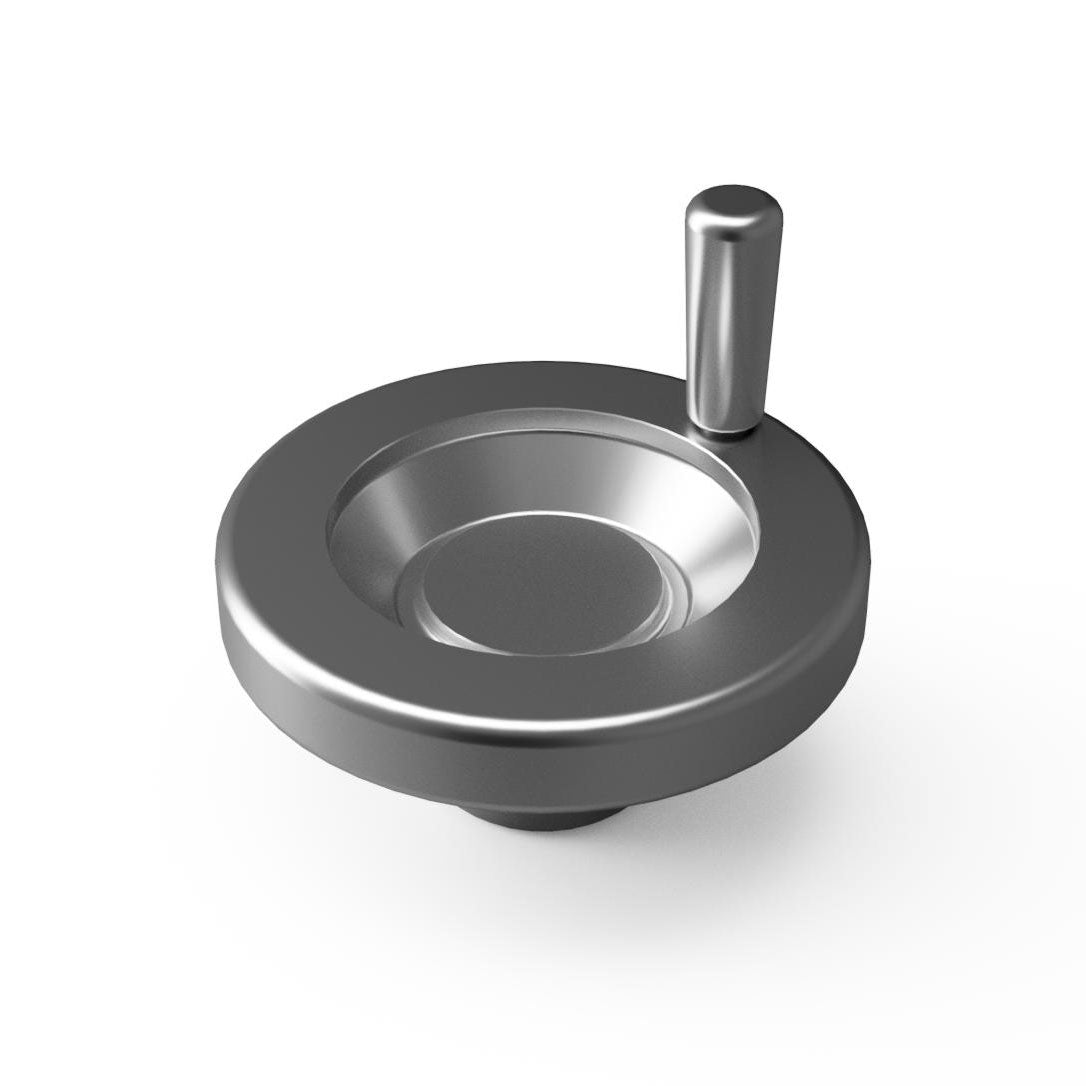 JERGENS HANDWHEEL, 4 SOLID, ALUM, W/HANDLE - 22703