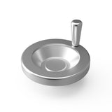 JERGENS HANDWHEEL,5IN SOLID ALUM, W/HANDLE - 22704