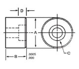 JERGENS JIG FOOT, 7/8 X 1-1/8 - 25712