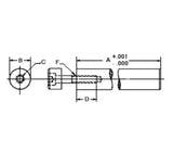 JERGENS JIG LEG, 5/8 X 1 - 25301
