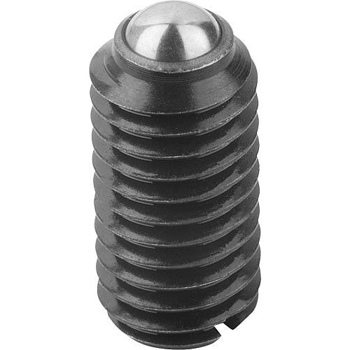 KIPP K0309.203 SPRING PLUNGER INTENSIFIED SPRING FORCE D=M03 L=7, STEEL, COMP:BALL STEEL