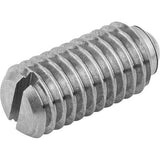 KIPP K0310.06 SPRING PLUNGER STANDARD SPRING FORCE D=M06 L=14, STAINLESS STEEL, COMP:BALL STAINLESS STEEL