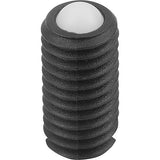 KIPP K0311.06 SPRING PLUNGER SPRING FORCE D=M06 L=14, PLASTIC, COMP:BALL POM