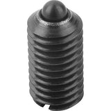 KIPP K0313.216 SPRING PLUNGER INTENSIFIED SPRING FORCE D=M16, L=24, STEEL, COMP:PIN STEEL, PU=10