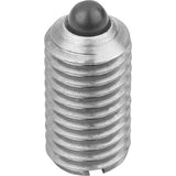 KIPP K0314.20 SPRING PLUNGER STANDARD SPRING FORCE D=M20 L=30, STAINLESS STEEL, COMP:PIN STAINLESS STEEL, PU=5